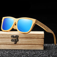Natural Wooden Bamboo Sunglasse