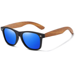 Real Zebra Wood Sunglasses Polarized