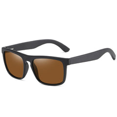 Black Wooden Polarized Sunglasses for Men