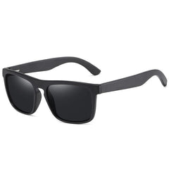 Black Wooden Polarized Sunglasses for Men