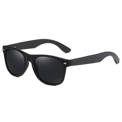 Wooden Sunglasses Handmade PC Frame With Wooden Temples Polarized